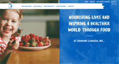 Desktop Screenshot of danone.ca