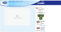 Desktop Screenshot of fr.www.danone.ch