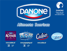 Tablet Screenshot of danone.cl