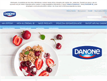 Tablet Screenshot of danone.pl