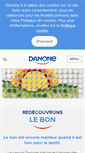 Mobile Screenshot of danone.be