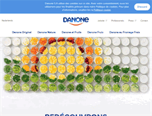 Tablet Screenshot of danone.be