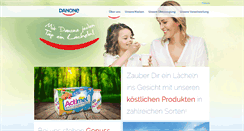 Desktop Screenshot of danone.ch