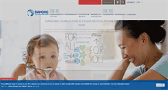 Desktop Screenshot of danone.com